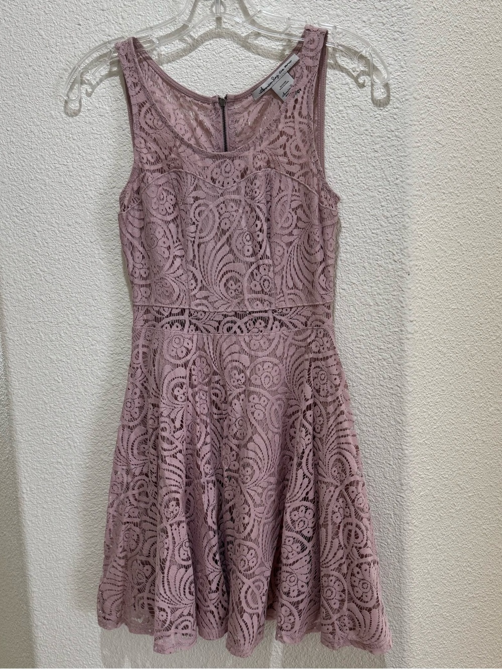 American Rag Mauve Lace Midi Dress